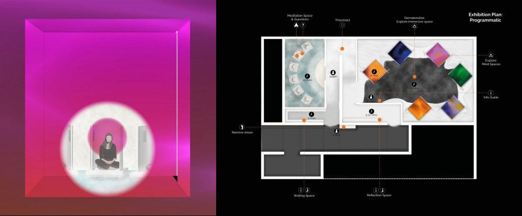 Dematerialise immersive experience design - BA (Hons) Design for Branded Spaces