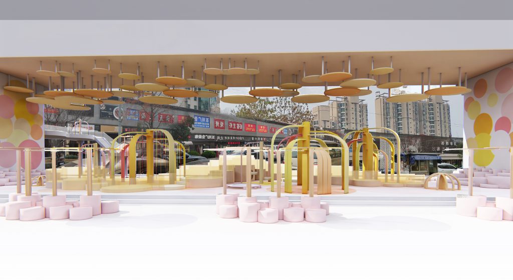Candy playground, public space design - BA (Hons) Design for Branded Spaces